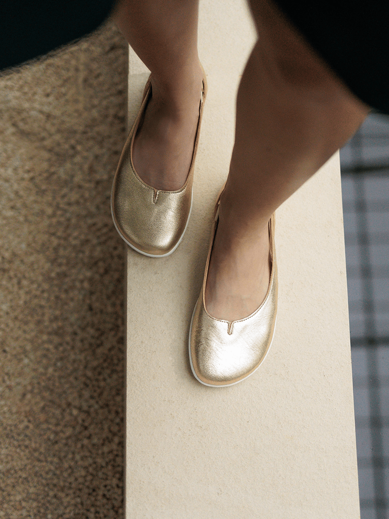 Ballet Flats Be Lenka - Bellissima 2.0 - Gold - Barefoot Shoe Store