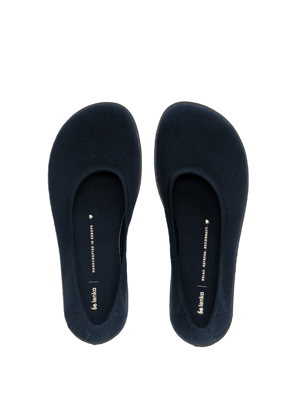 Ballet Flats Be Lenka Delight - Navy & Black - Barefoot Shoe Store