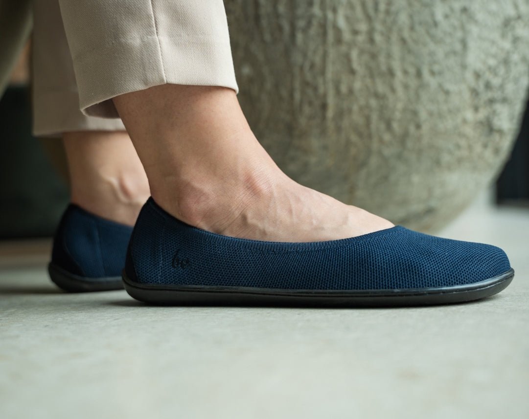 Ballet Flats Be Lenka Delight - Navy & Black - Barefoot Shoe Store