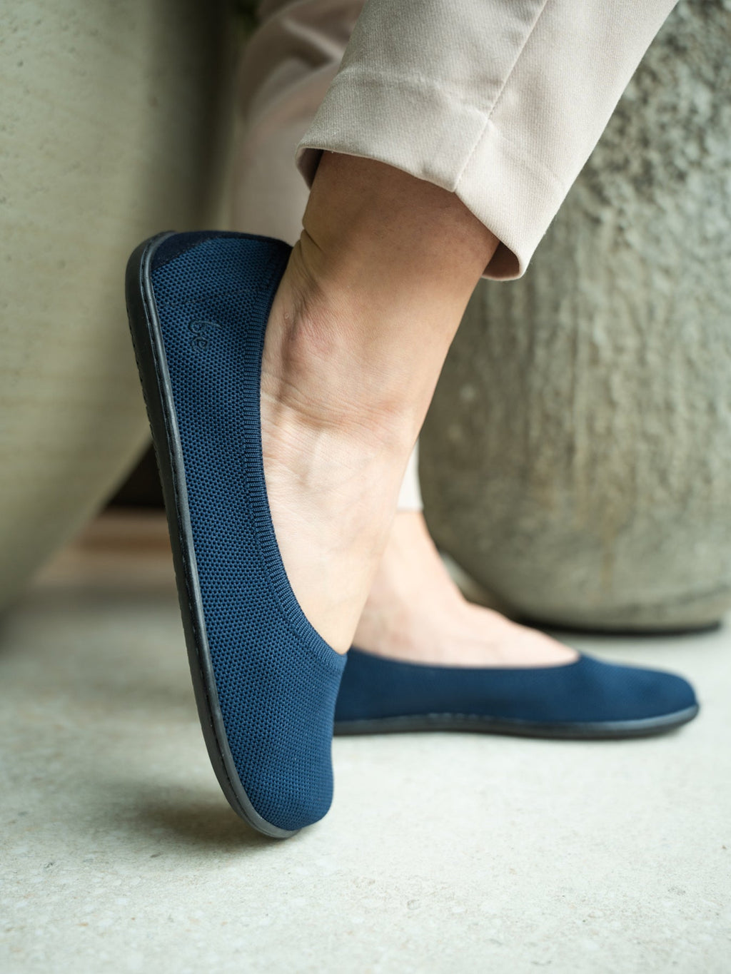 Ballet Flats Be Lenka Delight - Navy & Black - Barefoot Shoe Store