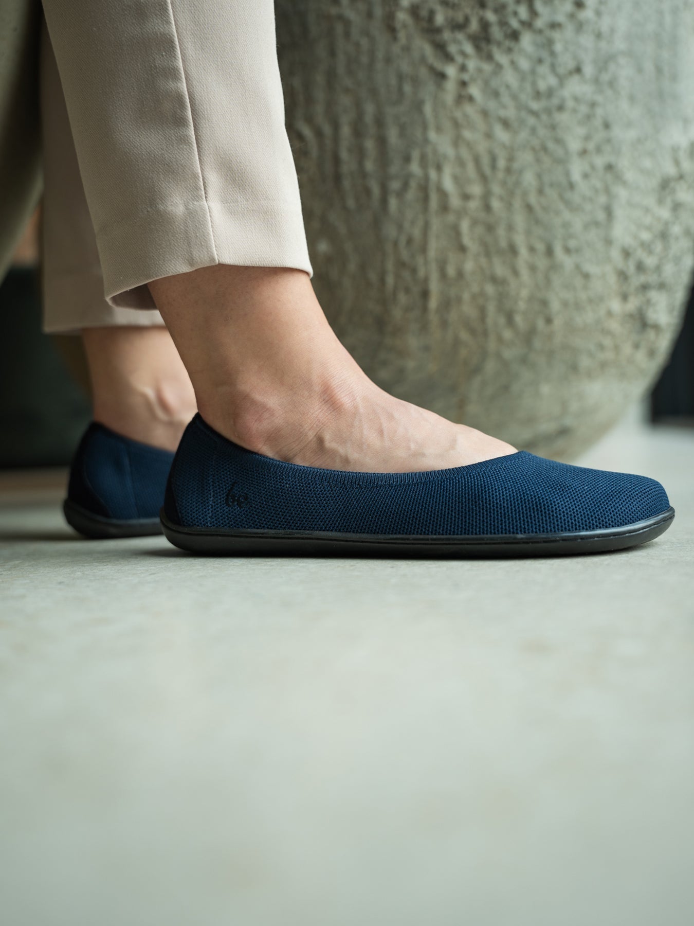 Ballet Flats Be Lenka Delight - Navy & Black - Barefoot Shoe Store
