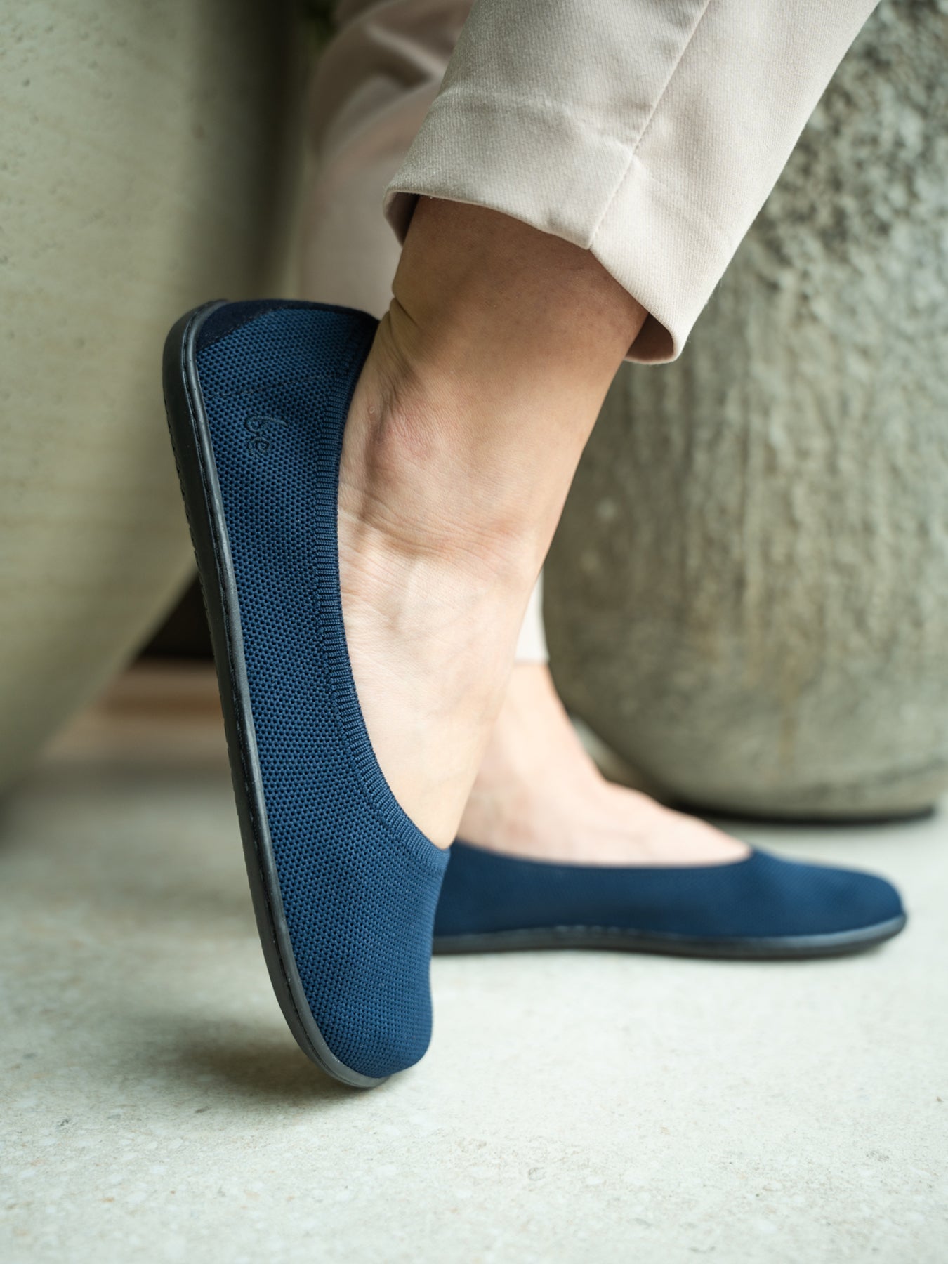 Ballet Flats Be Lenka Delight - Navy & Black - Barefoot Shoe Store