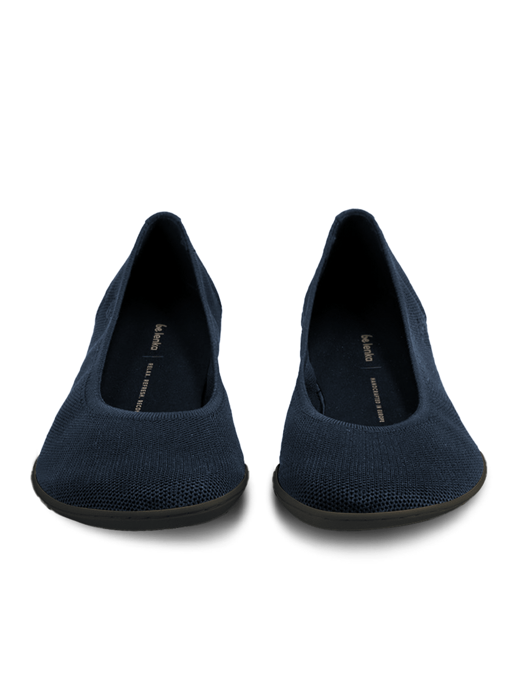 Ballet Flats Be Lenka Delight - Navy & Black - Barefoot Shoe Store