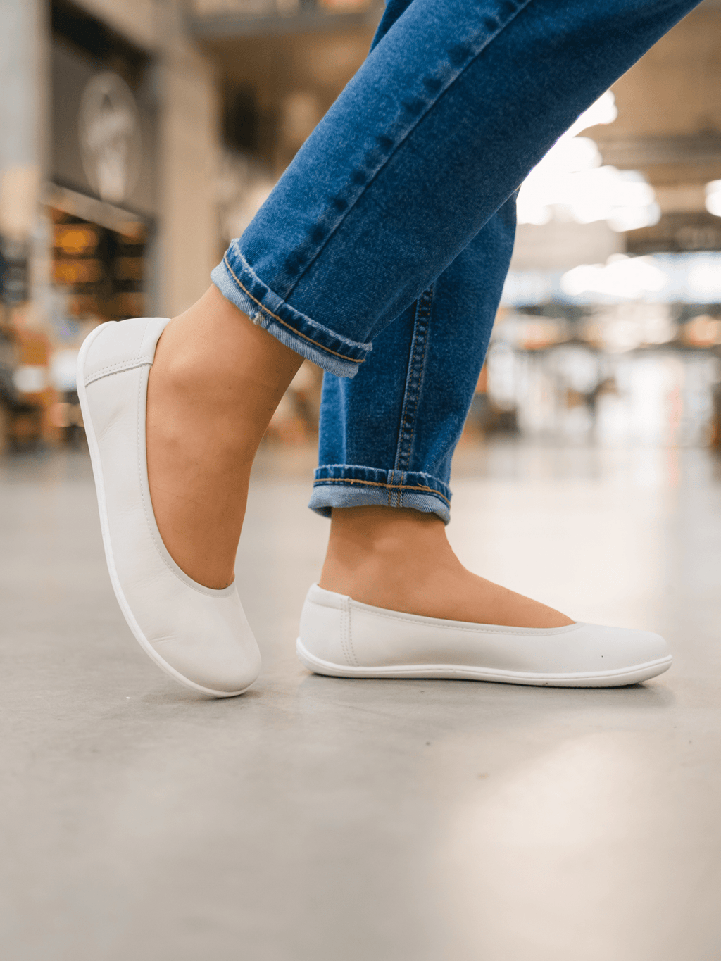 Ballet Flats Be Lenka Sophie - All Chalk White - Barefoot Shoe Store