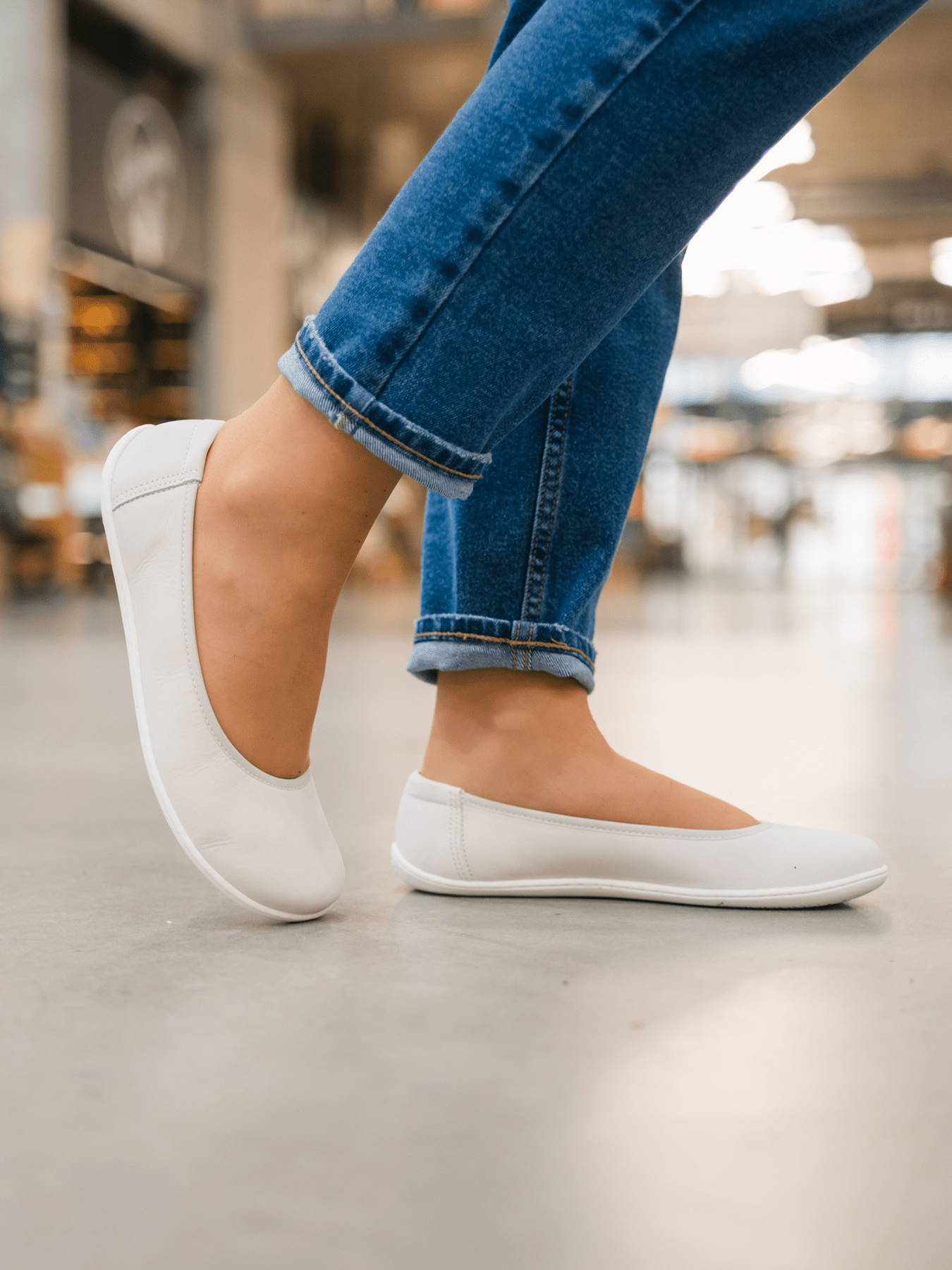 Ballet Flats Be Lenka Sophie - All Chalk White - Barefoot Shoe Store