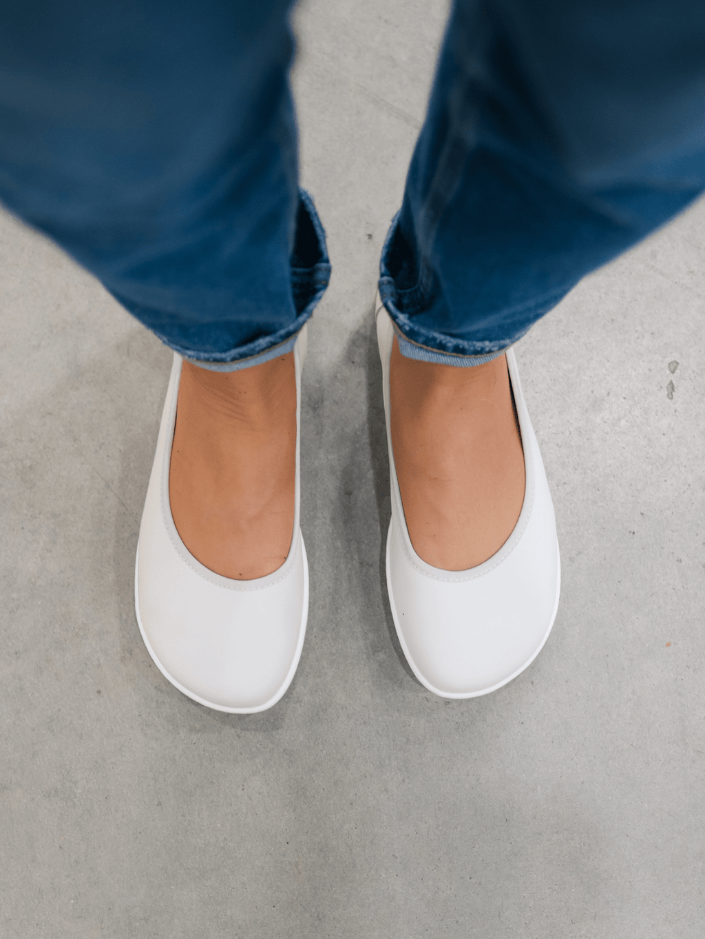 Ballet Flats Be Lenka Sophie - All Chalk White - Barefoot Shoe Store