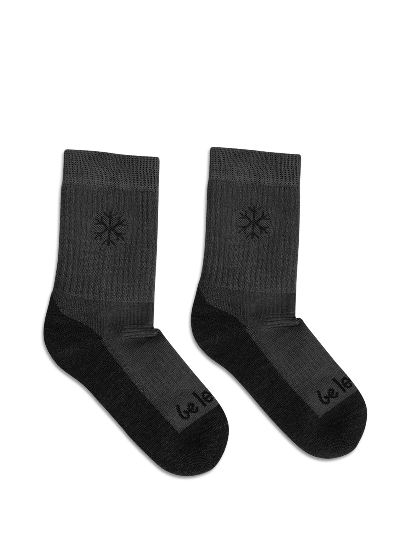 Kids barefoot Socks Be Lenka Kids - Crew - Merino Wool - Grey