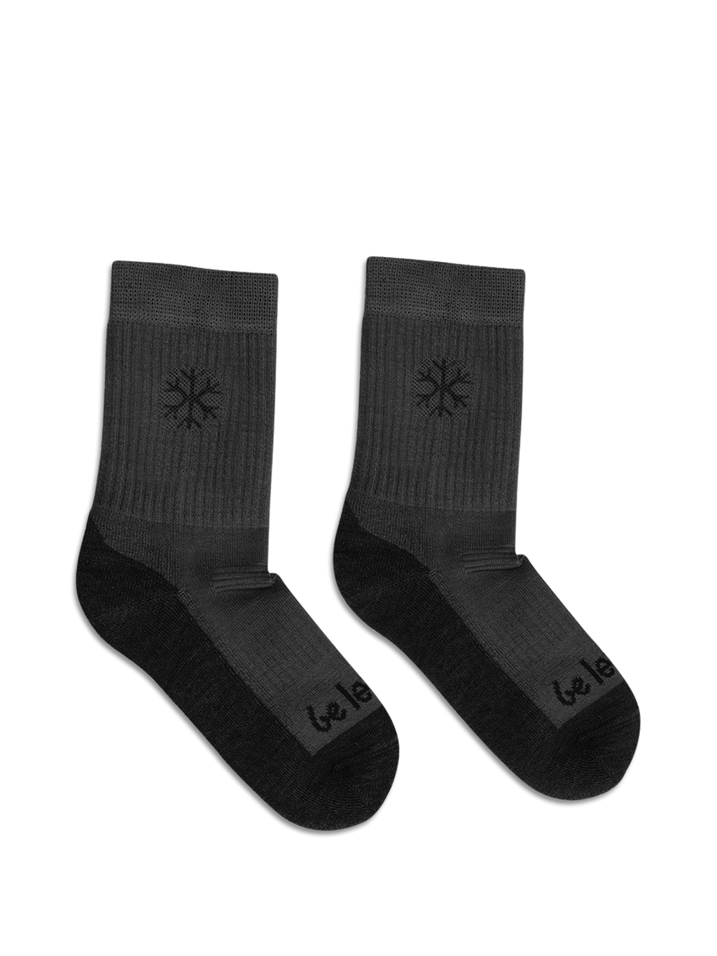 Kinder Barfußsocken Be Lenka Kids - Crew - Merinowolle - Grau