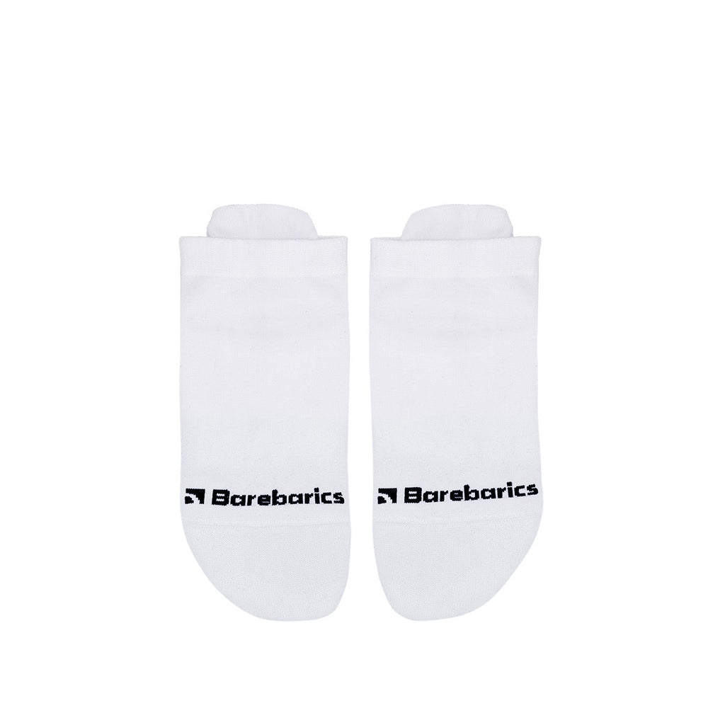 Barebarics - Barefoot Socks - Low - cut - White - Barefoot Shoe Store