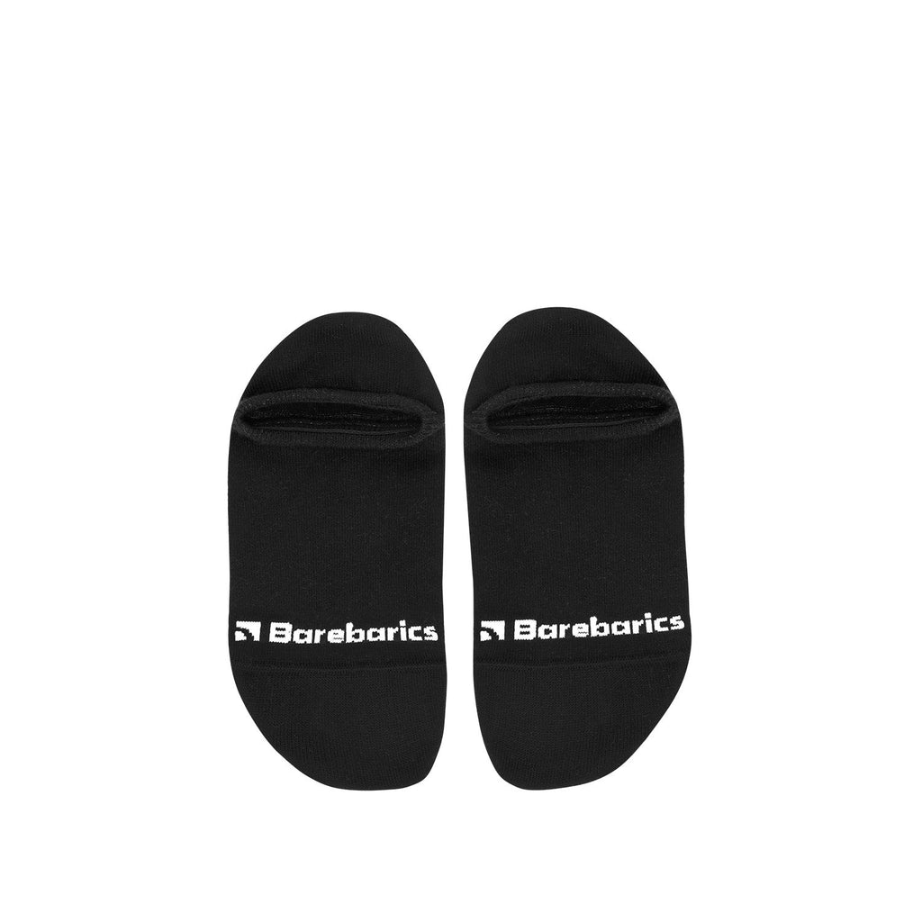 Barebarics - Barefoot Socks - No - Show - Black - Barefoot Shoe Store