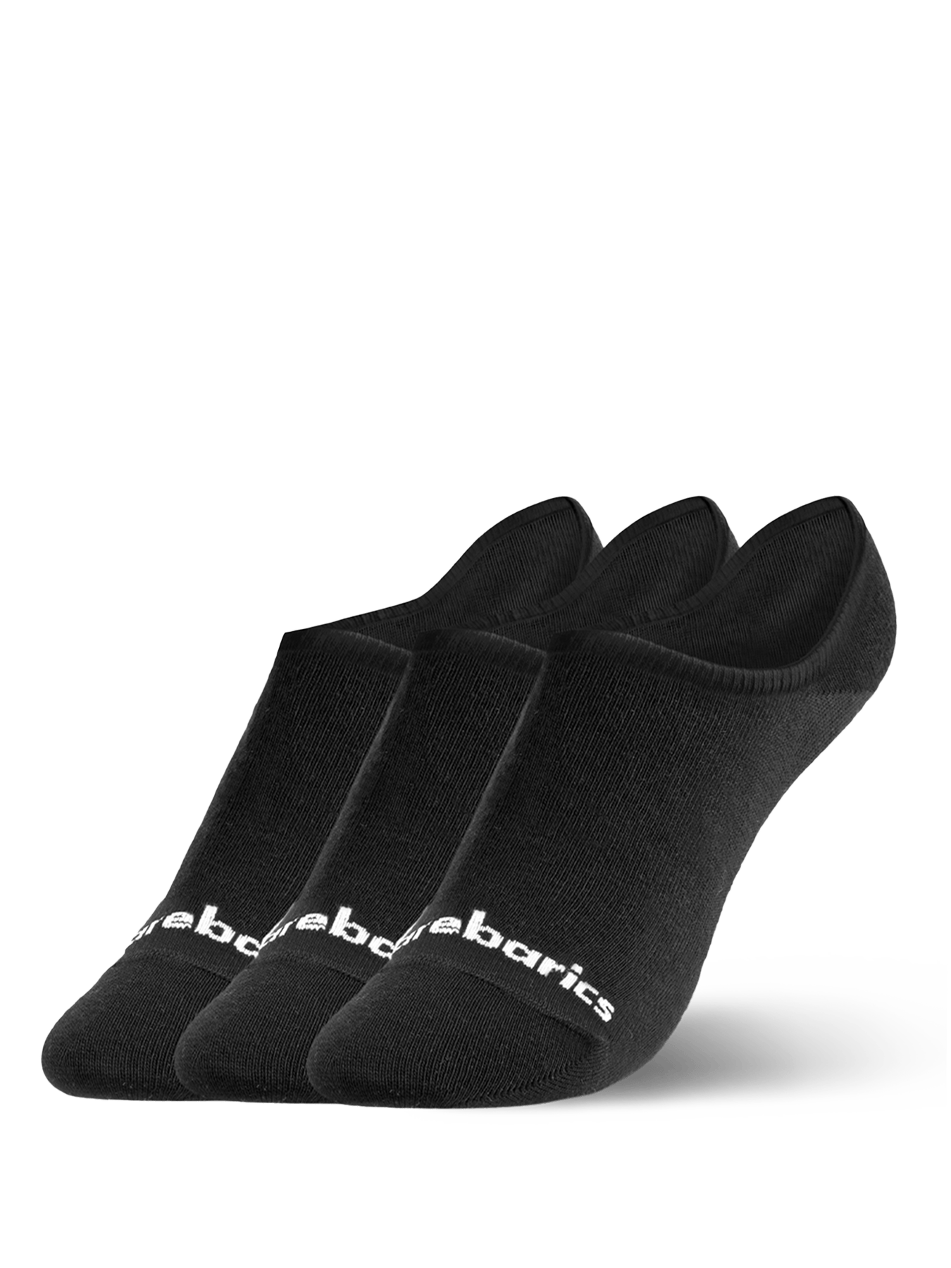 Barebarics - Barefoot Socks - No - Show - Black - 3 pack - Barefoot Shoe Store