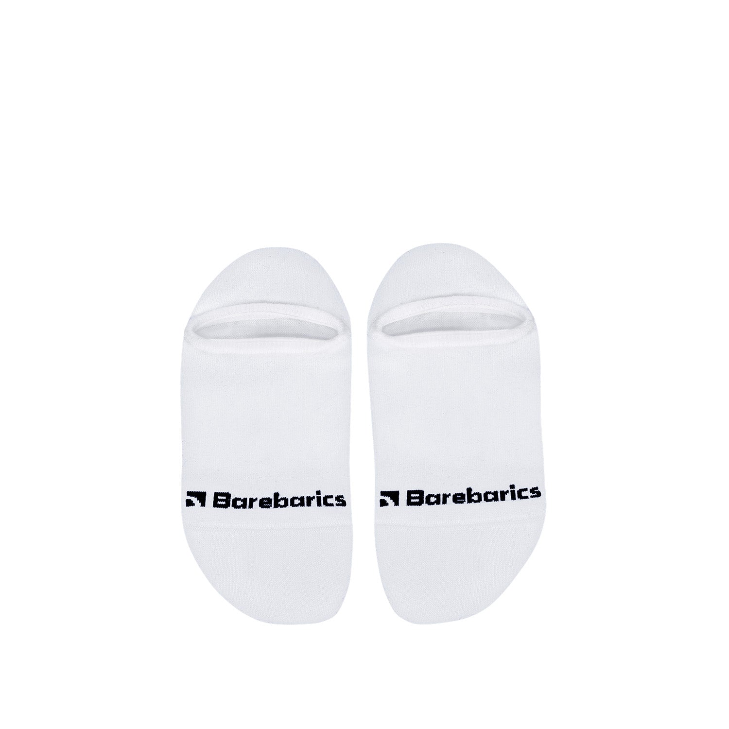 Barebarics - Barefoot Socks - No - Show - White - 3 pack - Barefoot Shoe Store