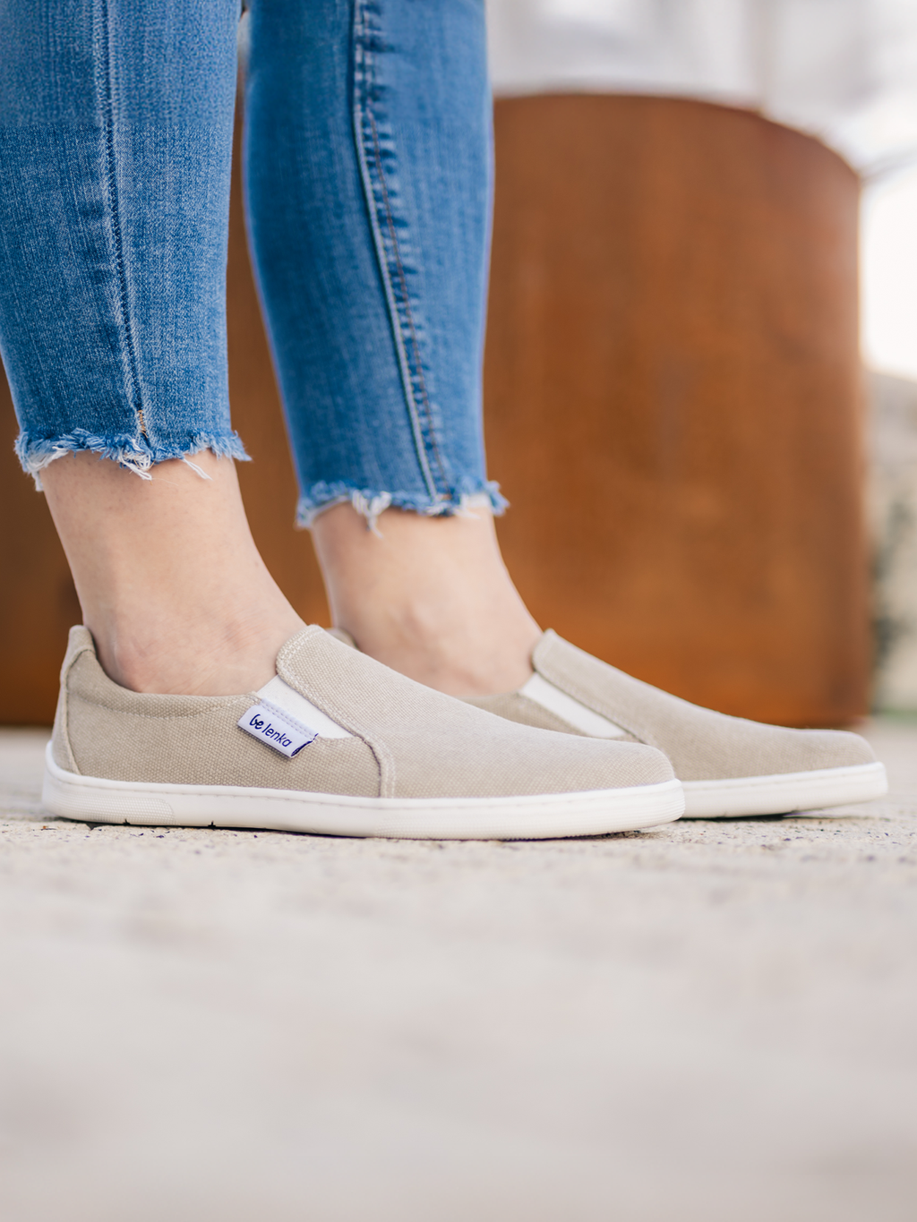 Barefoot Sneakers - Be Lenka Eazy Neo - Vegan - Sand
