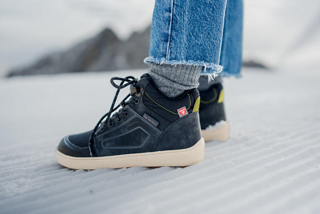 Barefoot Boots Be Lenka ArcticEdge - Charcoal Black - Barefoot Shoe Store