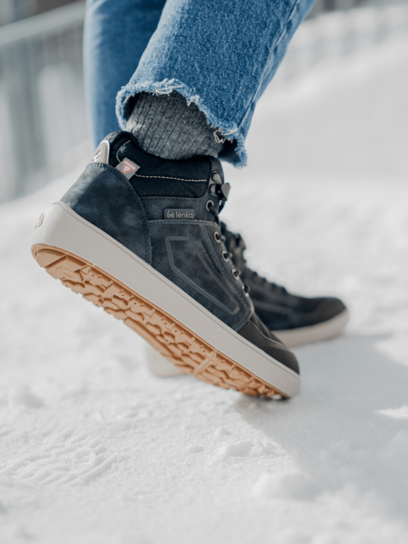 Barefoot Boots Be Lenka ArcticEdge - Charcoal Black - Barefoot Shoe Store