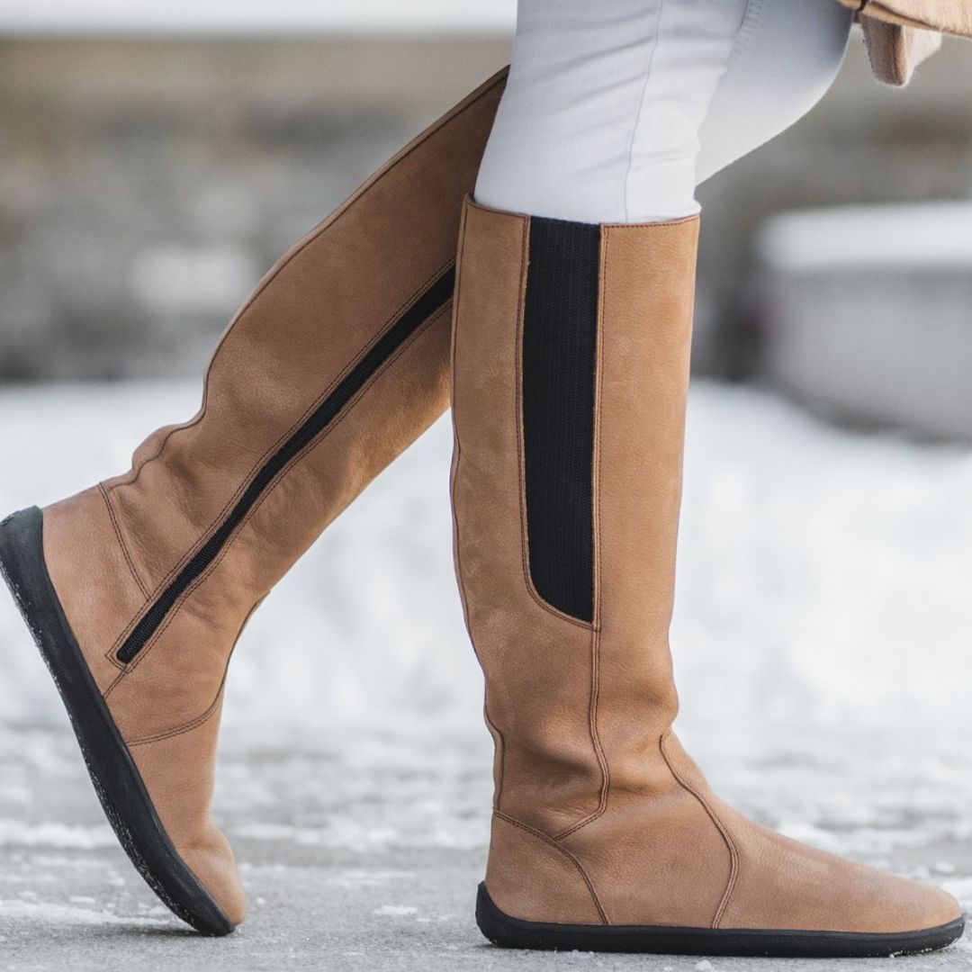 Barefoot long boots Be Lenka Sierra - Light Brown