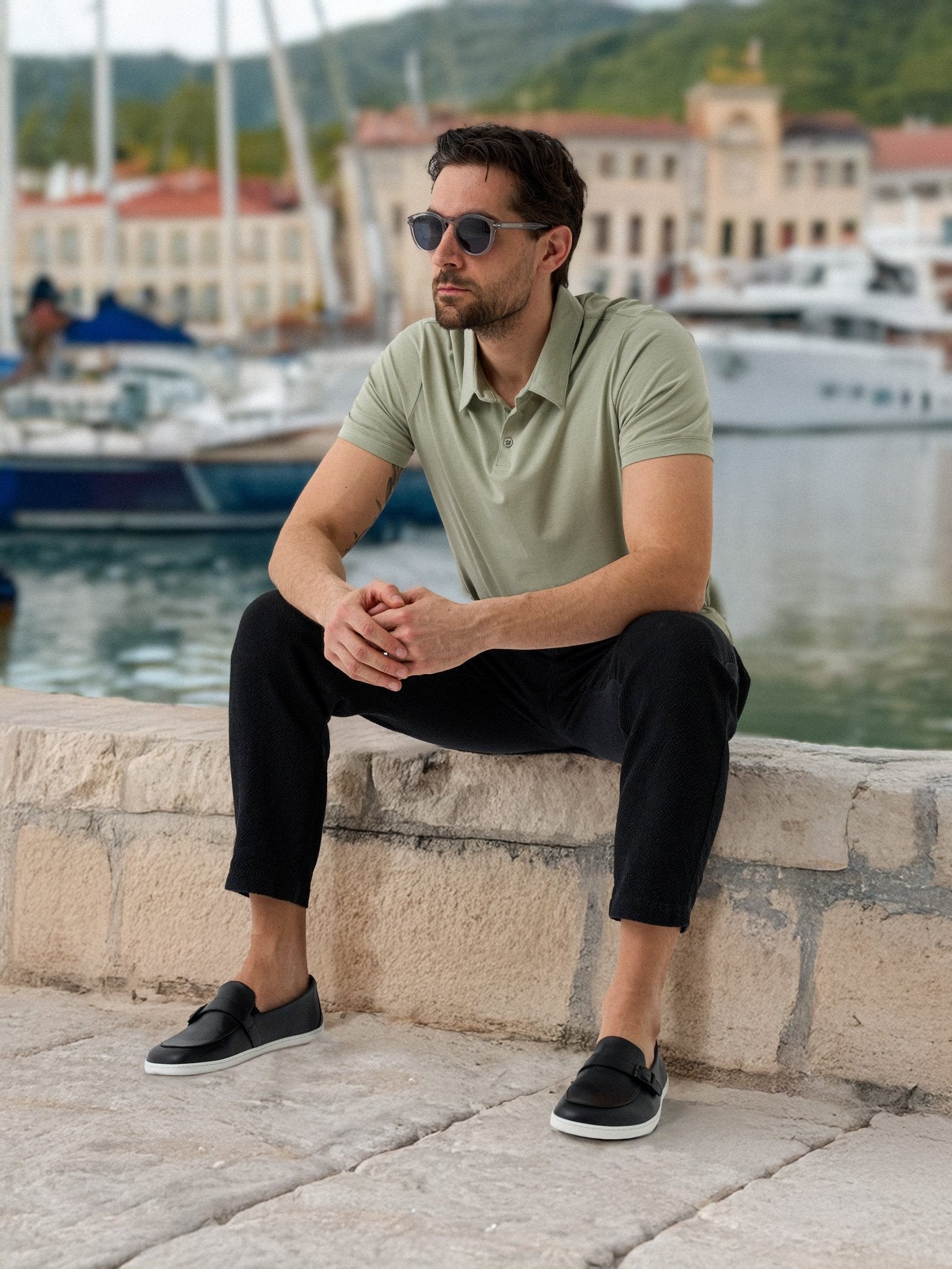 Barefoot Moccasins Be Lenka Amadeus - Black & White - Barefoot Shoe Store