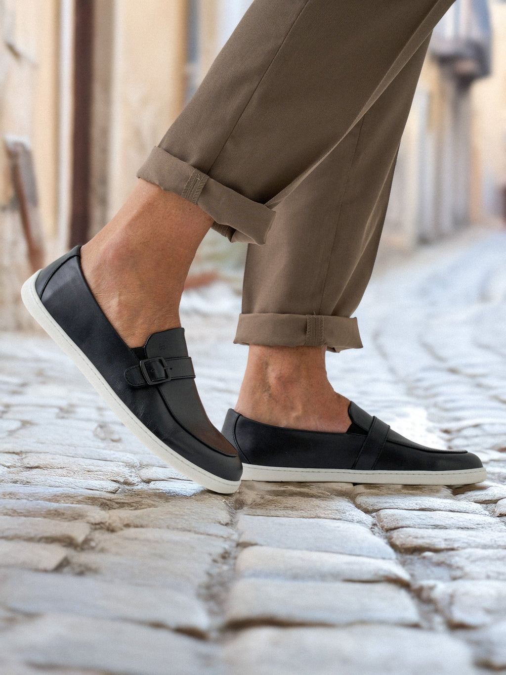 Barefoot Moccasins Be Lenka Amadeus - Black & White - Barefoot Shoe Store