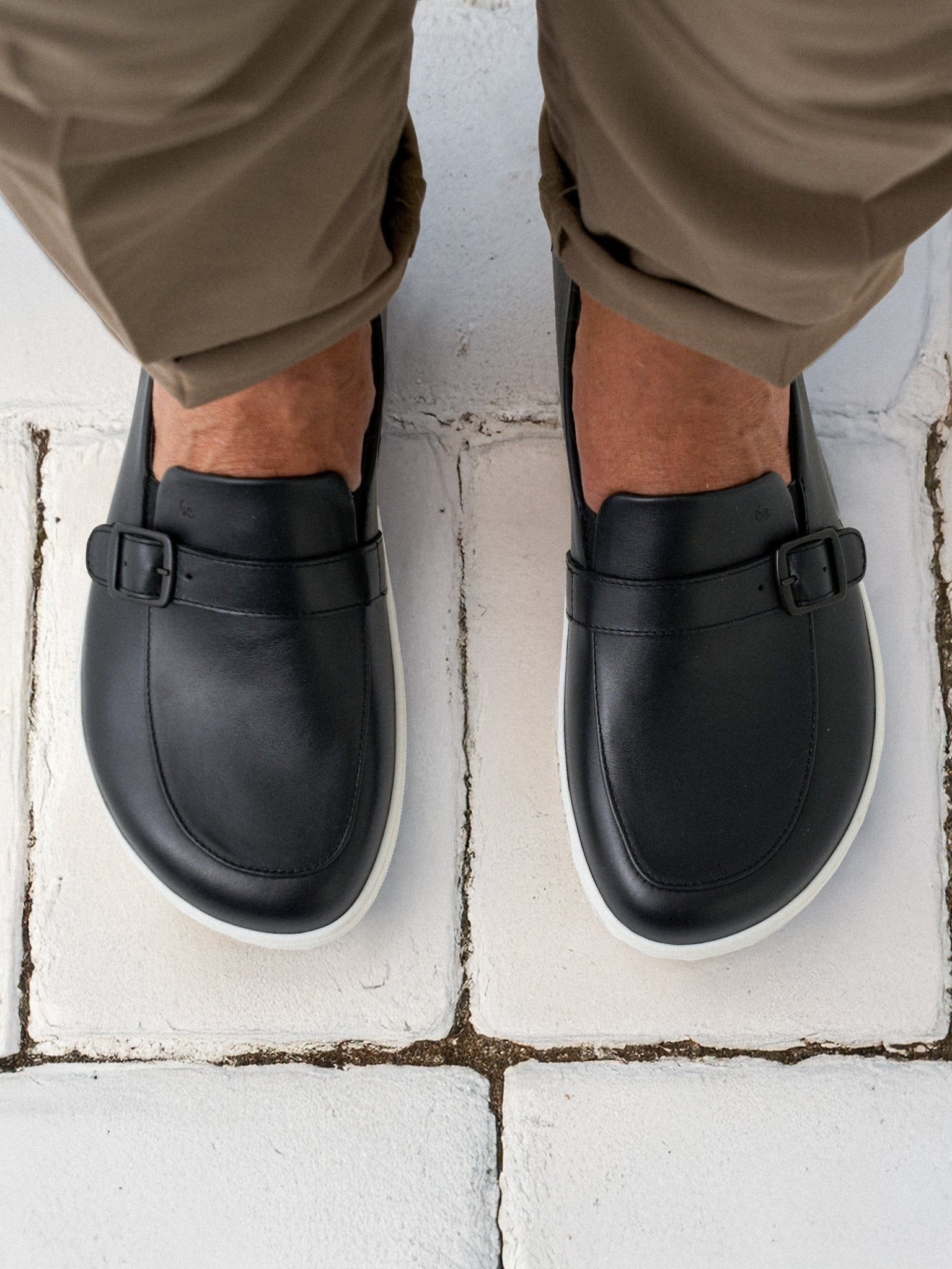 Barefoot Moccasins Be Lenka Amadeus - Black & White - Barefoot Shoe Store