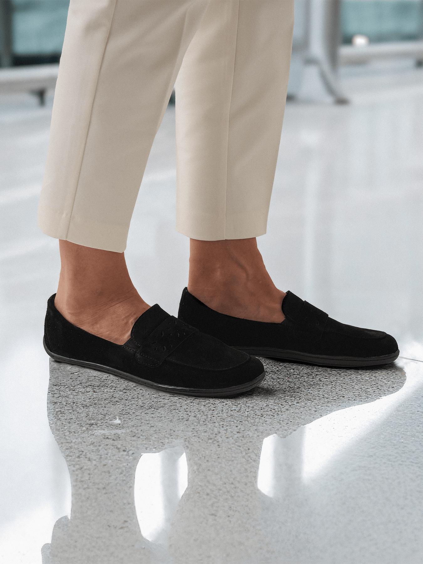 Barefoot Moccasins Be Lenka Bianca - All Black - Barefoot Shoe Store