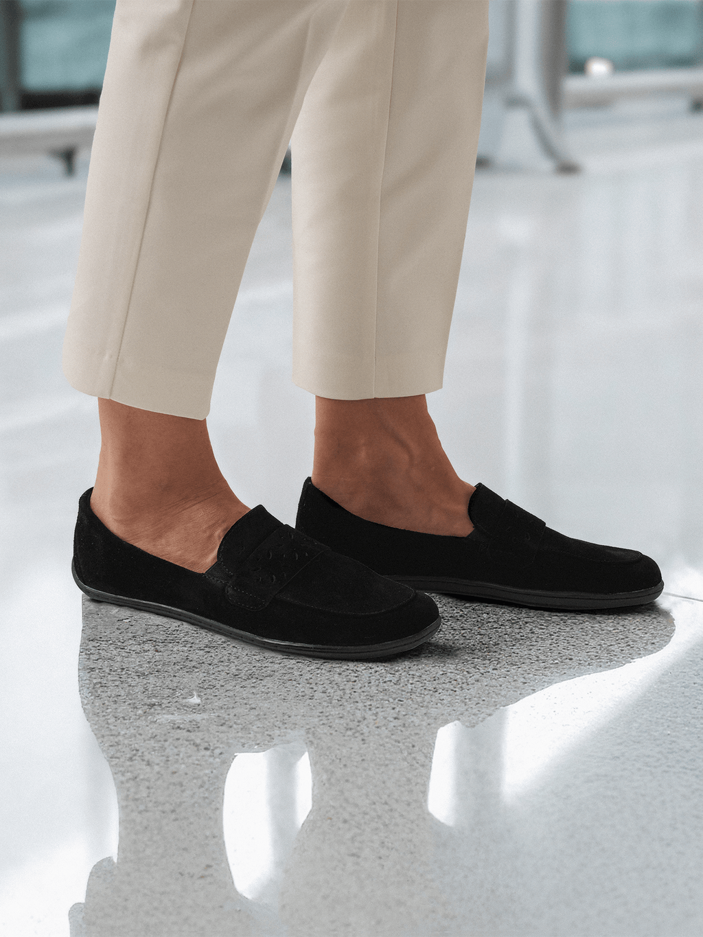 Barefoot Moccasins Be Lenka Bianca - All Black - Barefoot Shoe Store