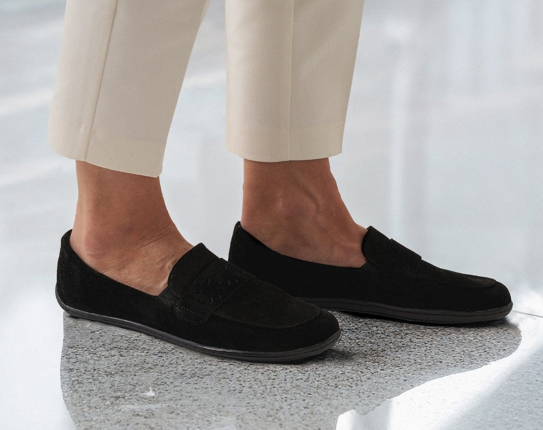 Barefoot Moccasins Be Lenka Bianca - All Black - Barefoot Shoe Store