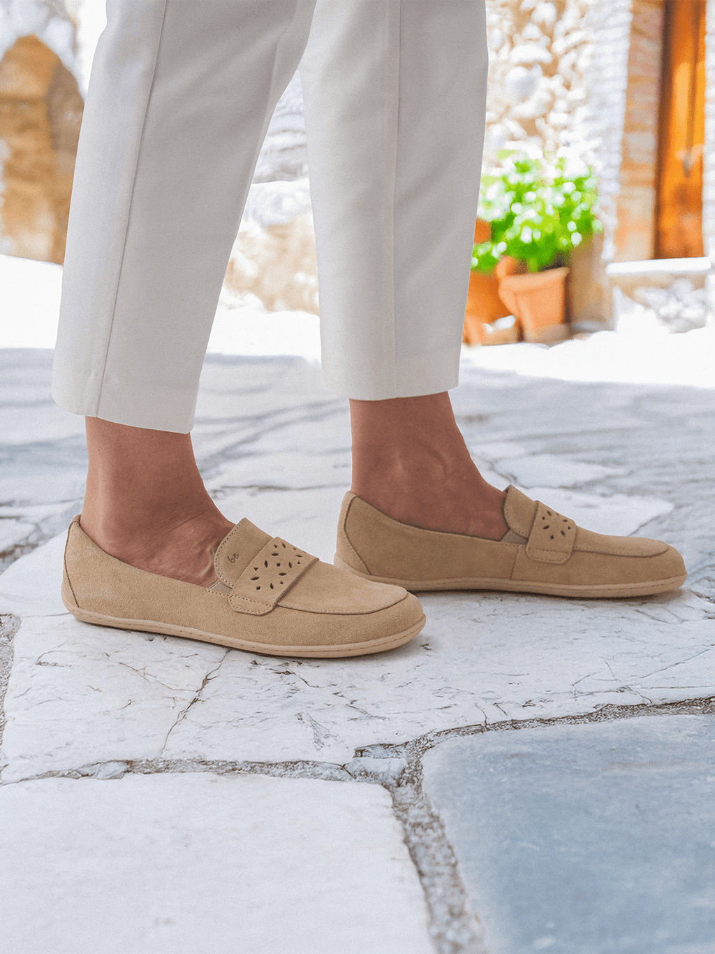 Barefoot Moccasins Be Lenka Bianca - Beige - Barefoot Shoe Store