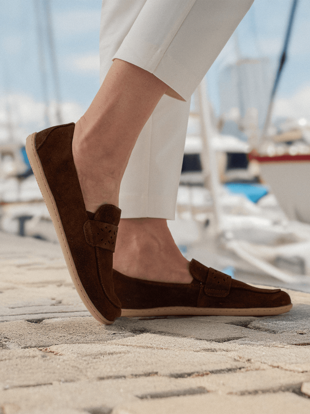 Barefoot Moccasins Be Lenka Bianca - Chocolate Brown - Barefoot Shoe Store