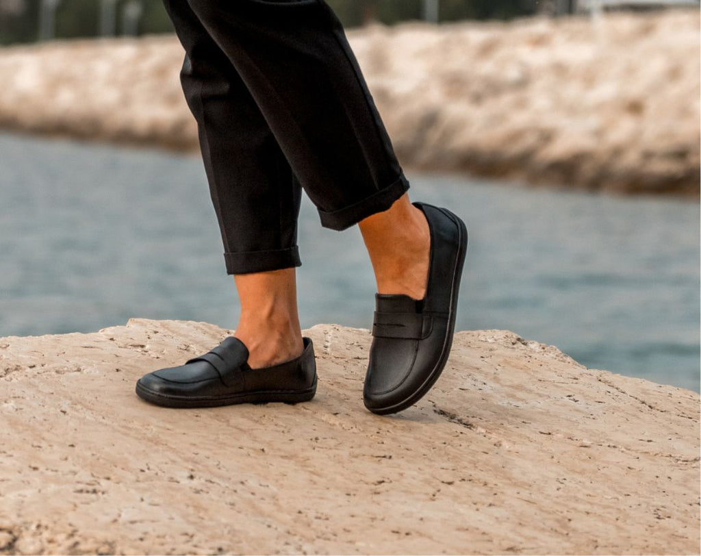 Barefoot Moccasins Be Lenka Buena - All Black - Barefoot Shoe Store