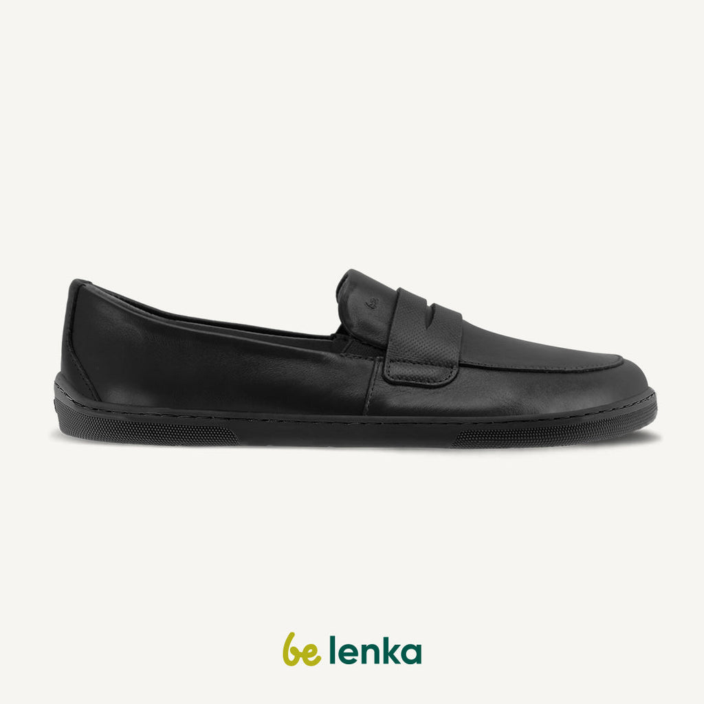 Barefoot Moccasins Be Lenka Buena - All Black - Barefoot Shoe Store