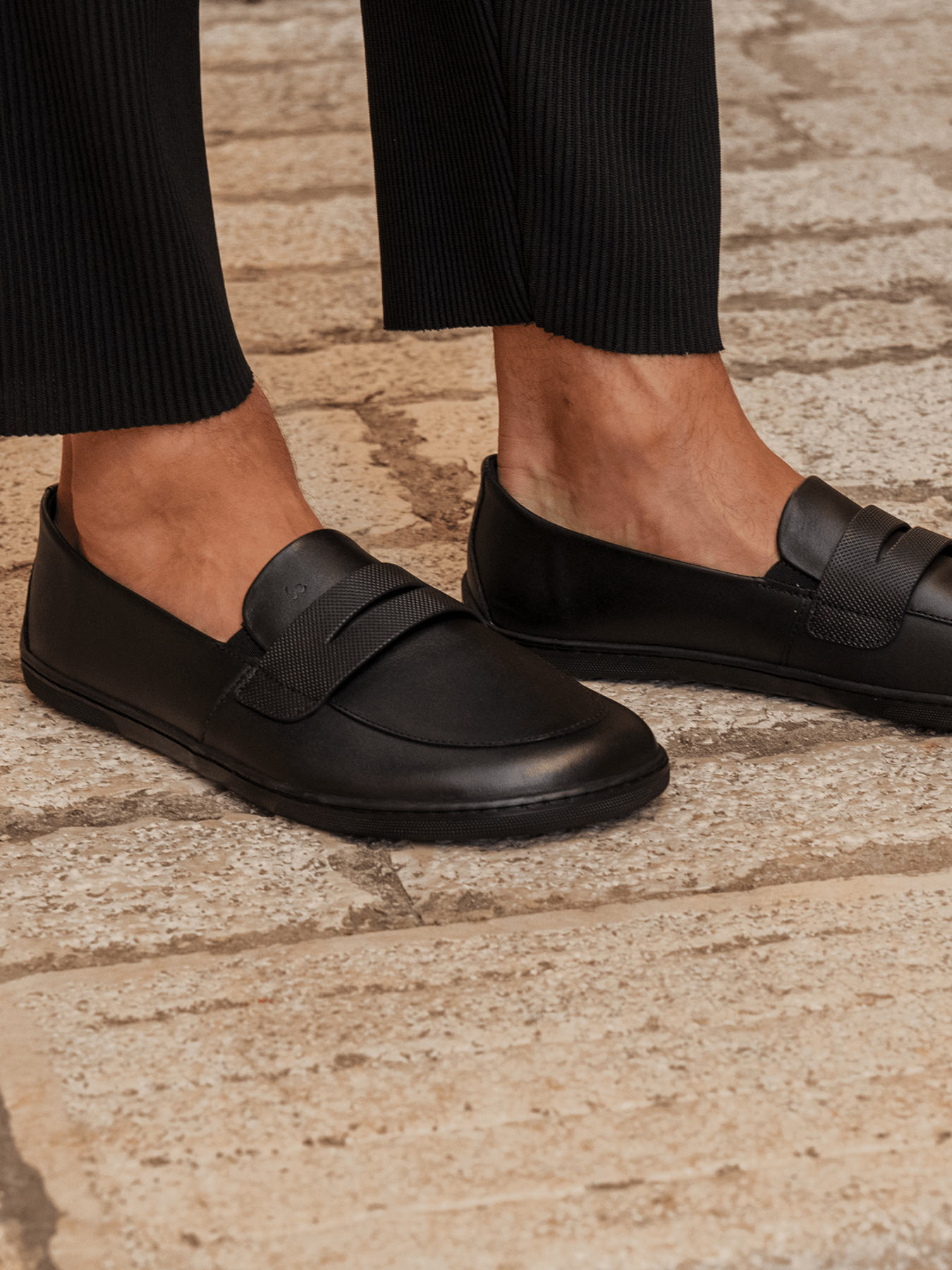 Barefoot Moccasins Be Lenka Buena - All Black - Barefoot Shoe Store