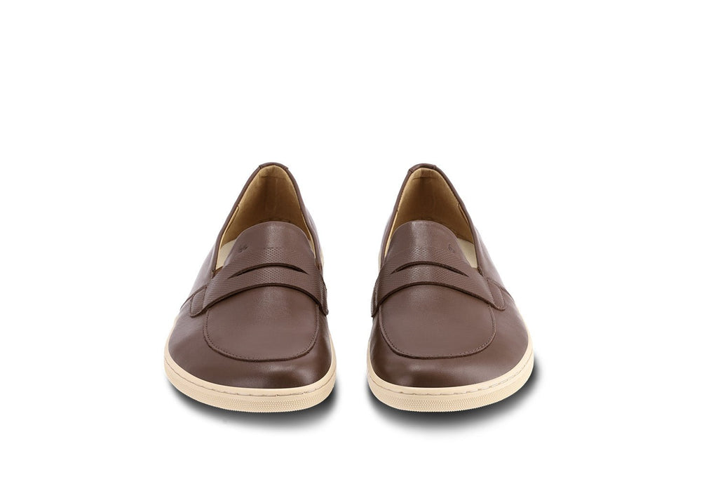 Barefoot Moccasins Be Lenka Buena - Dark Brown & Beige - Barefoot Shoe Store
