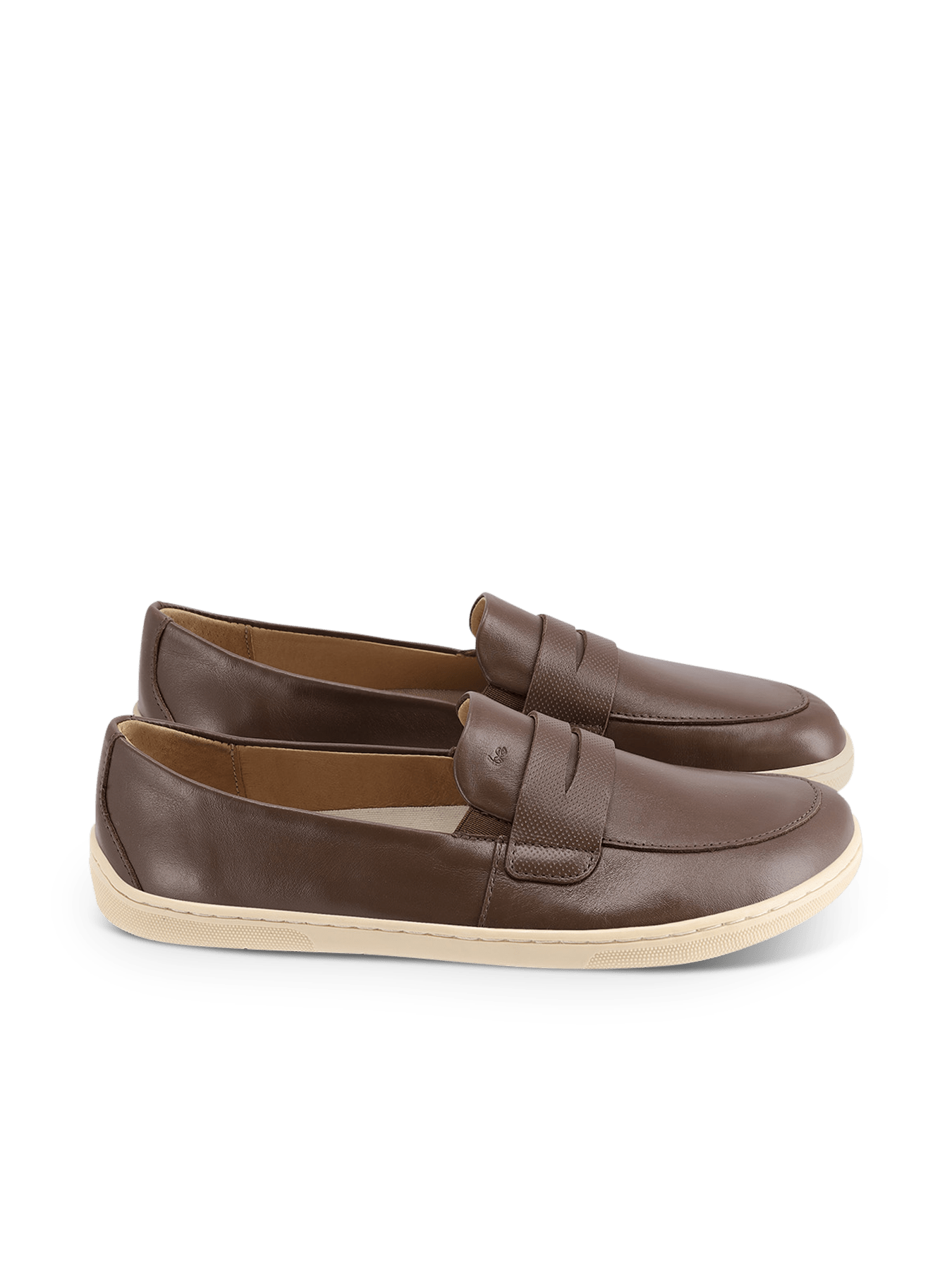 Barefoot Moccasins Be Lenka Buena - Dark Brown & Beige - Barefoot Shoe Store