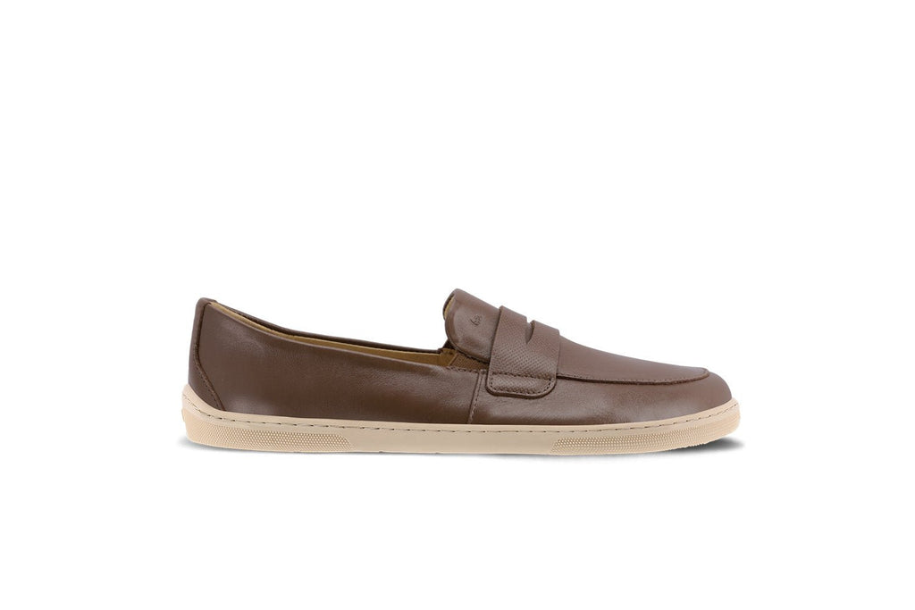 Barefoot Moccasins Be Lenka Buena - Dark Brown & Beige - Barefoot Shoe Store