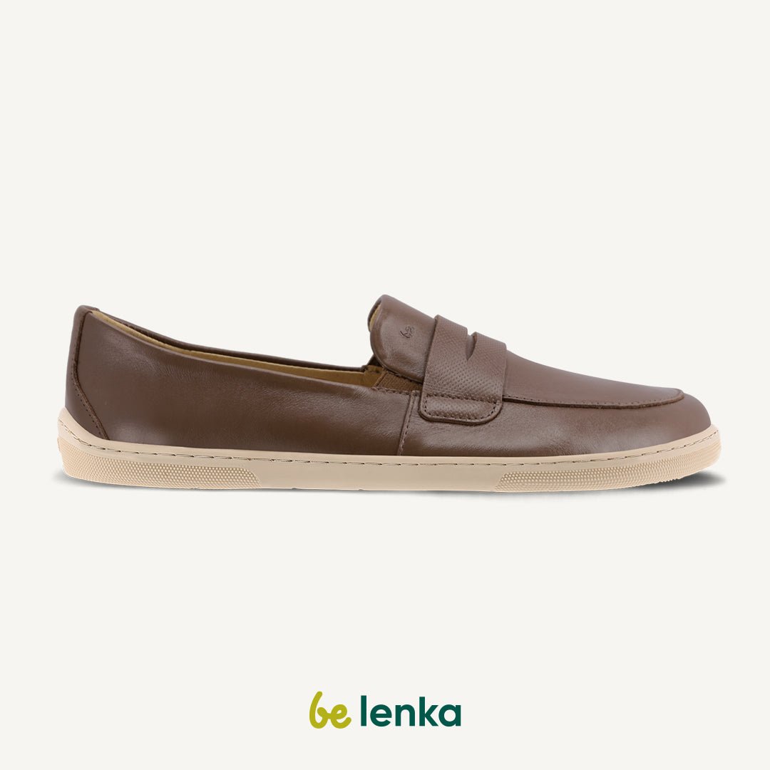 Barefoot Moccasins Be Lenka Buena - Dark Brown & Beige - Barefoot Shoe Store