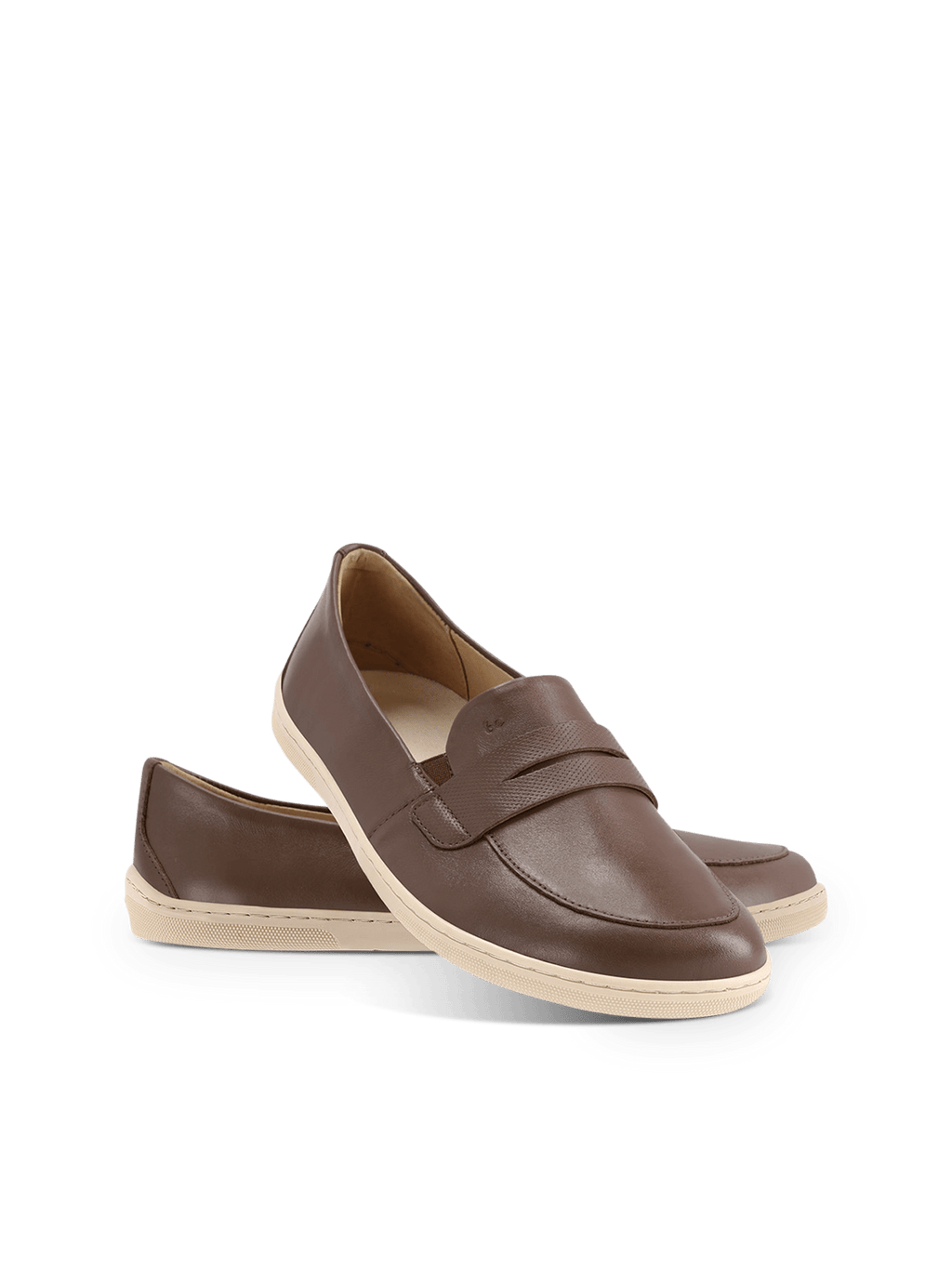 Barefoot Moccasins Be Lenka Buena - Dark Brown & Beige - Barefoot Shoe Store