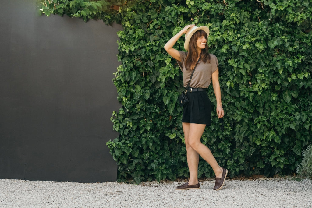 Barefoot Moccasins Be Lenka Buena - Dark Brown & Beige - Barefoot Shoe Store