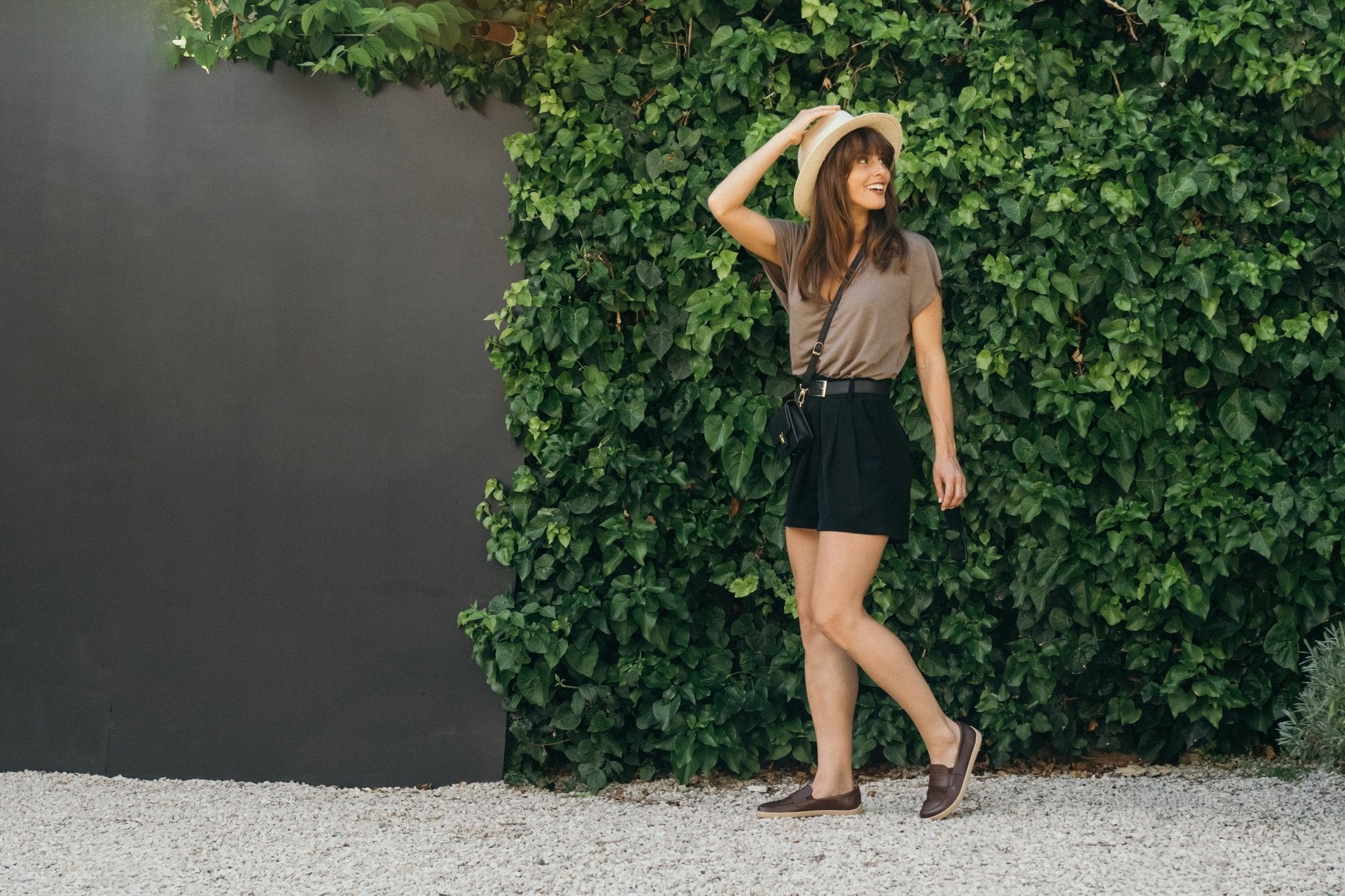 Barefoot Moccasins Be Lenka Buena - Dark Brown & Beige - Barefoot Shoe Store