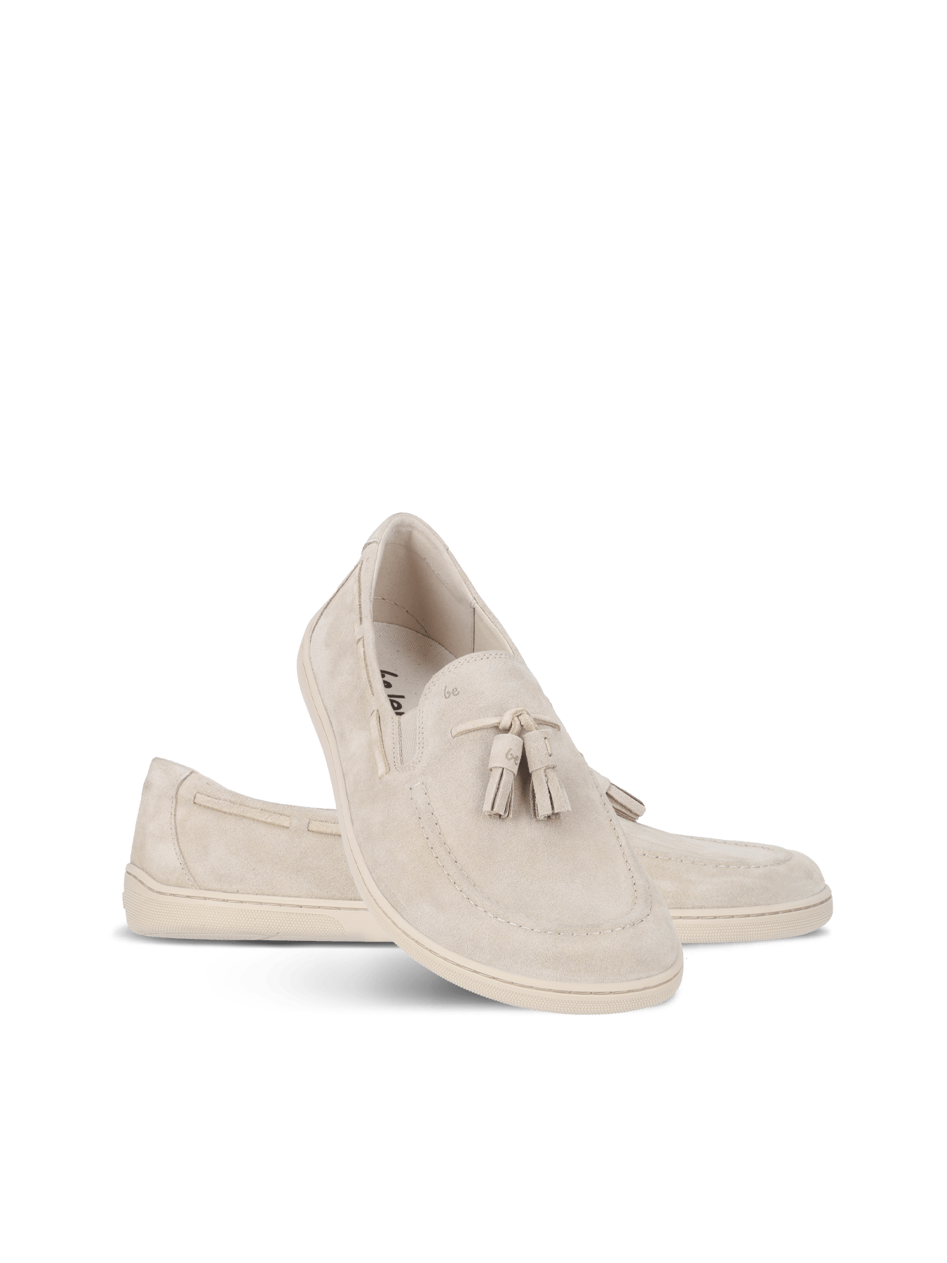 Barefoot Moccasins Be Lenka Portsiders - Beige - Barefoot Shoe Store