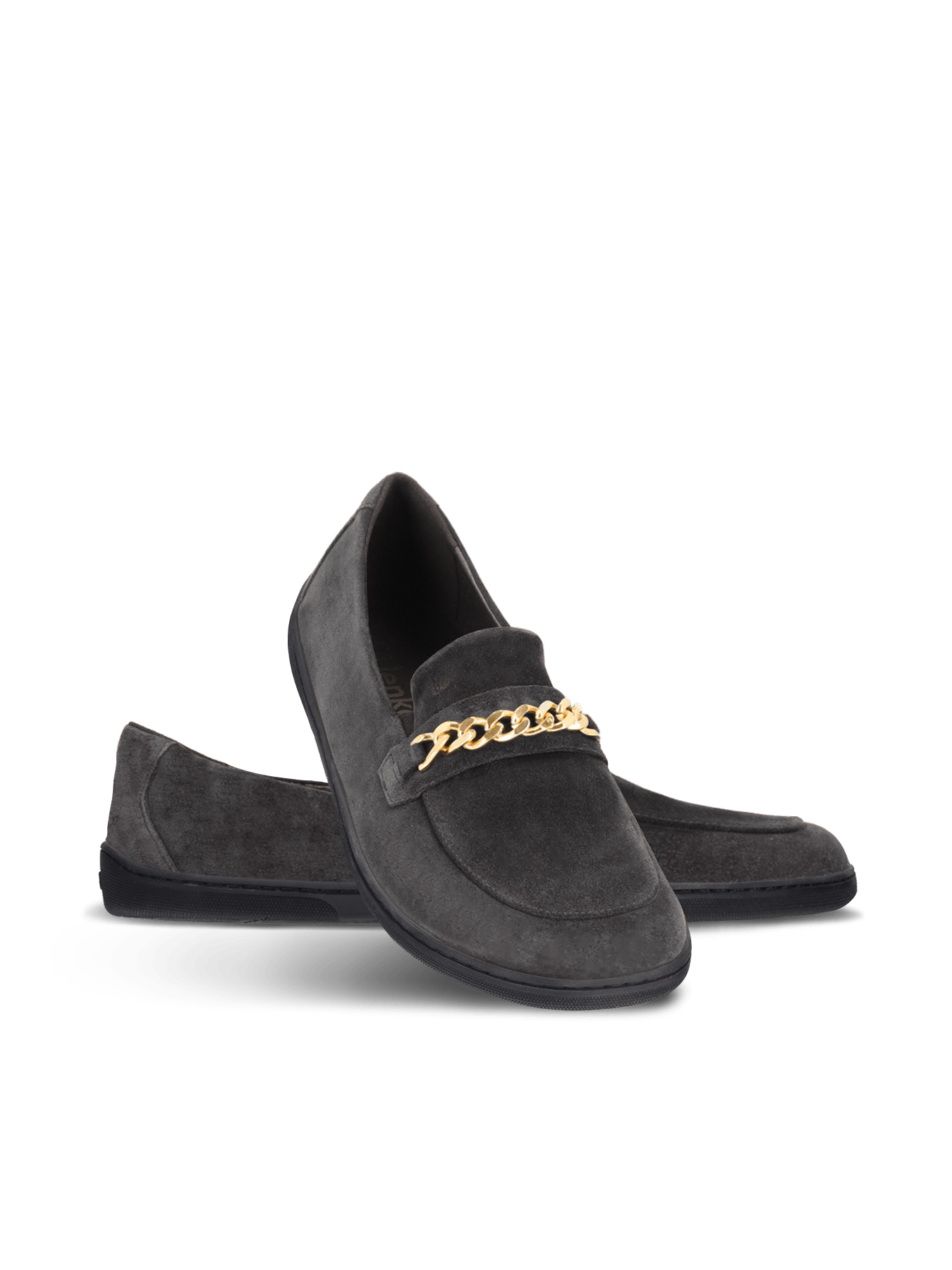 Barefoot Moccasins Be Lenka Prestage - Dark Brown & Gold - Barefoot Shoe Store