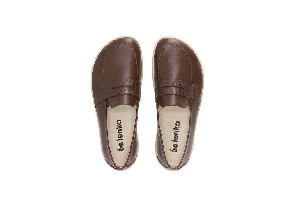 Barefoot Moccasins Be Lenka Buena - Dark Brown & Beige