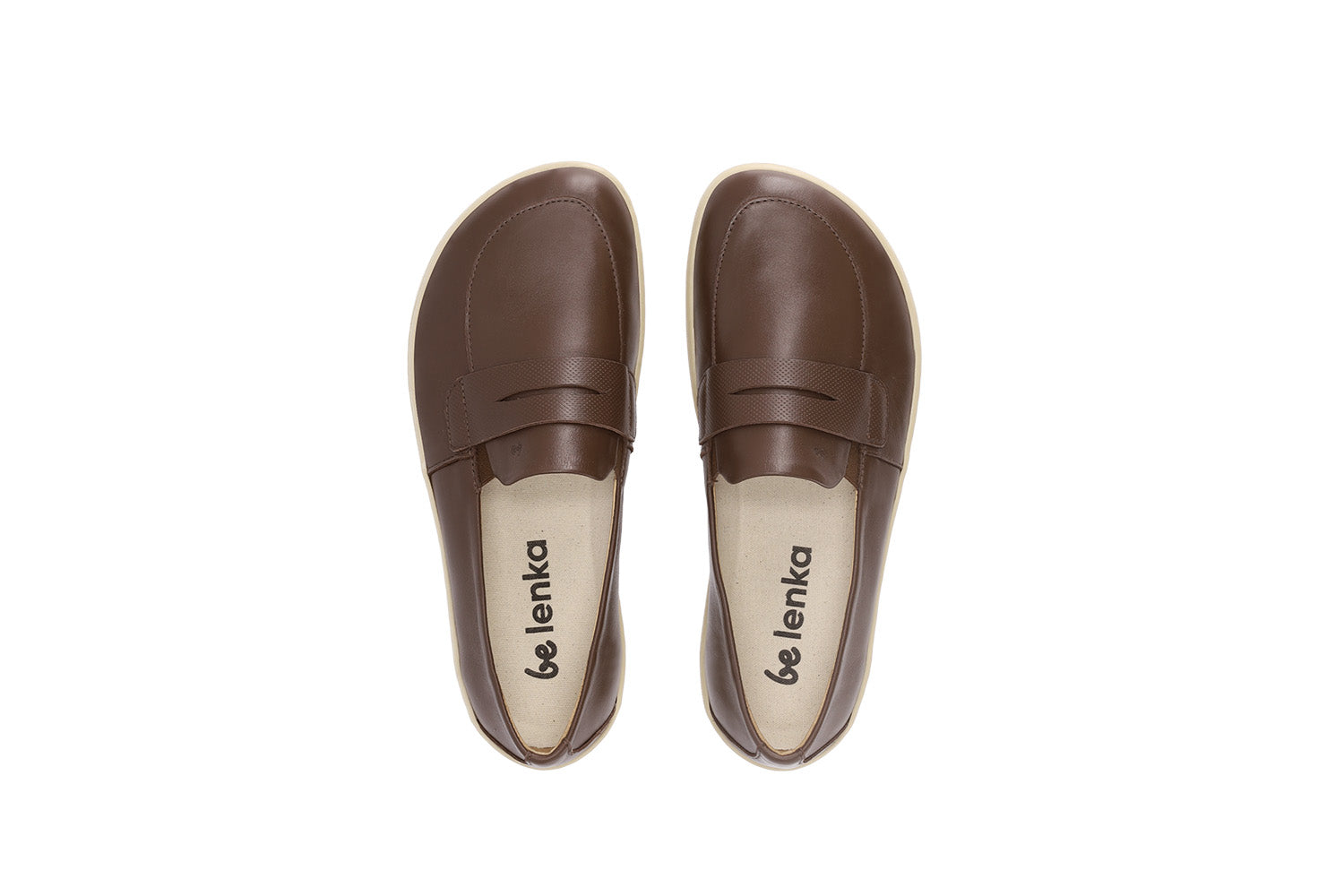 Barefoot Moccasins Be Lenka Buena - Dark Brown & Beige