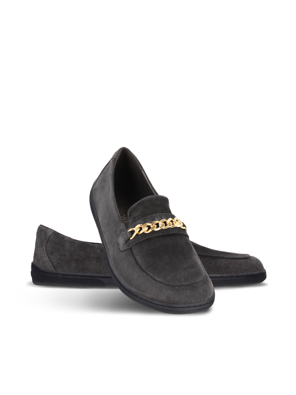Barefoot Moccasins Be Lenka Prestage - Dark Brown & Gold