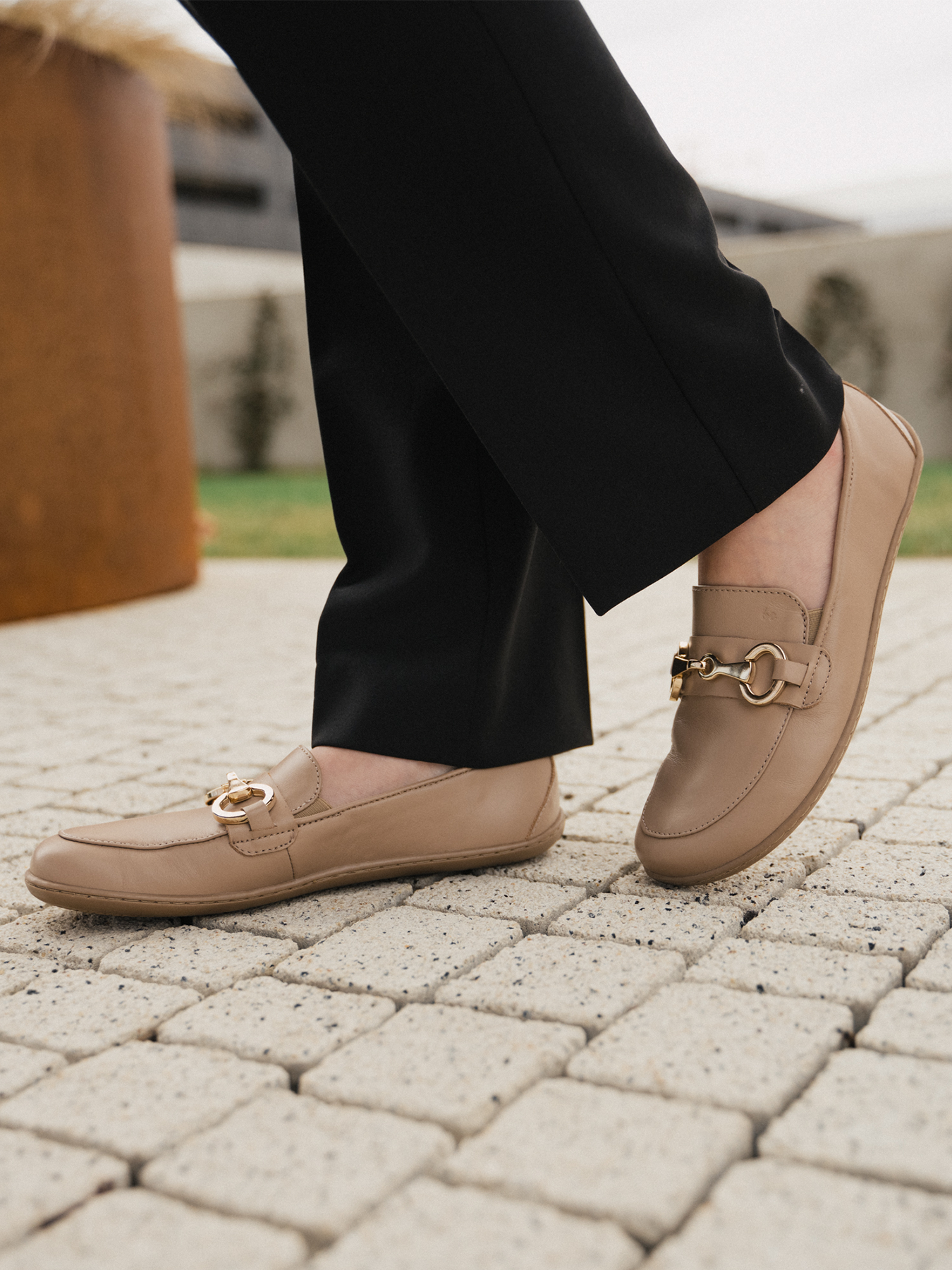 Barfuß-Mokassins Be Lenka Viva - Latte Brown