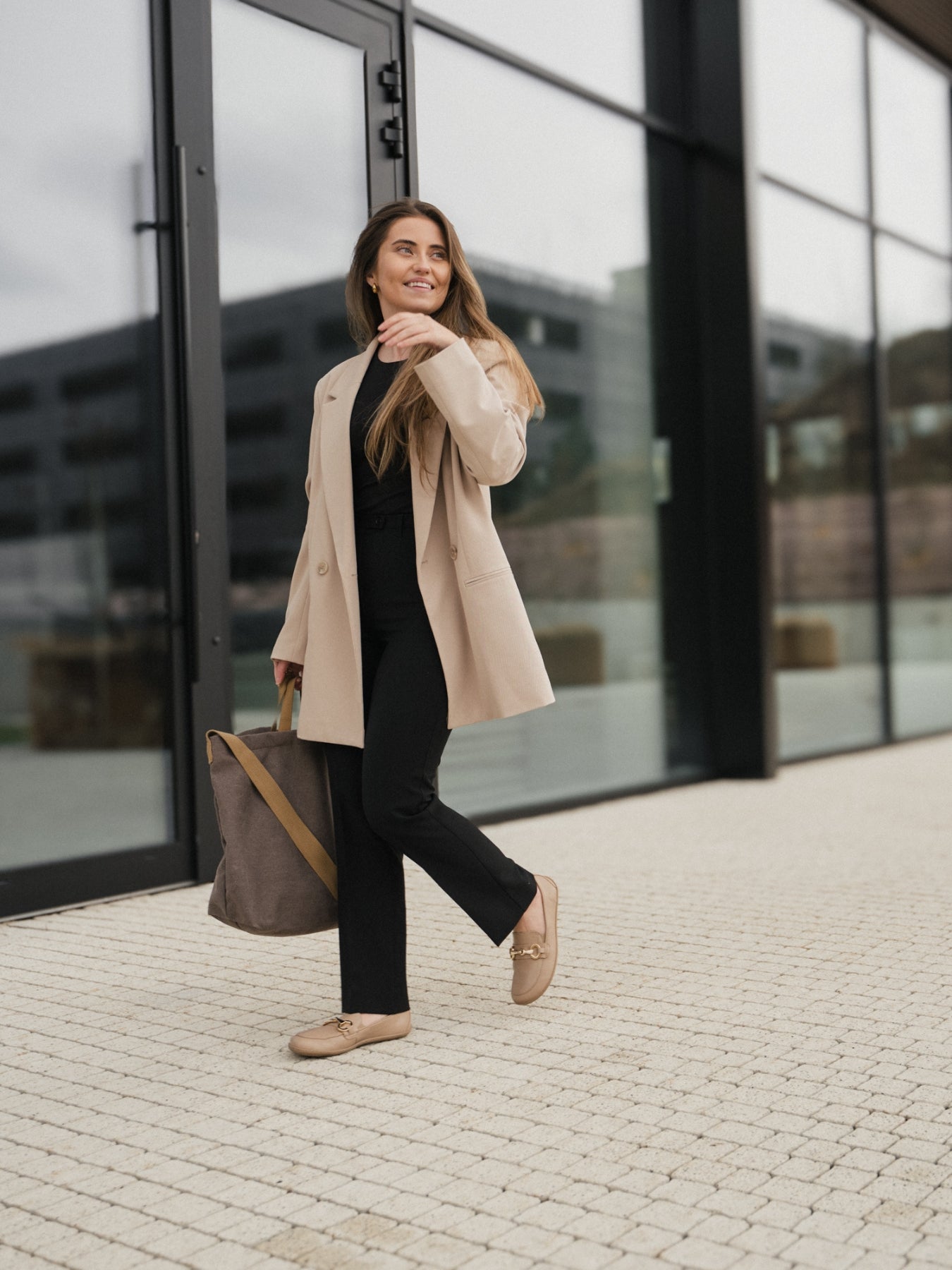 Barfuß-Mokassins Be Lenka Viva - Latte Brown