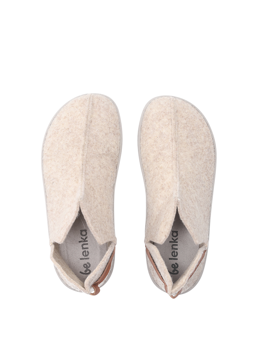 Barefoot slippers Be Lenka Chillax - Ankle-cut - Beige