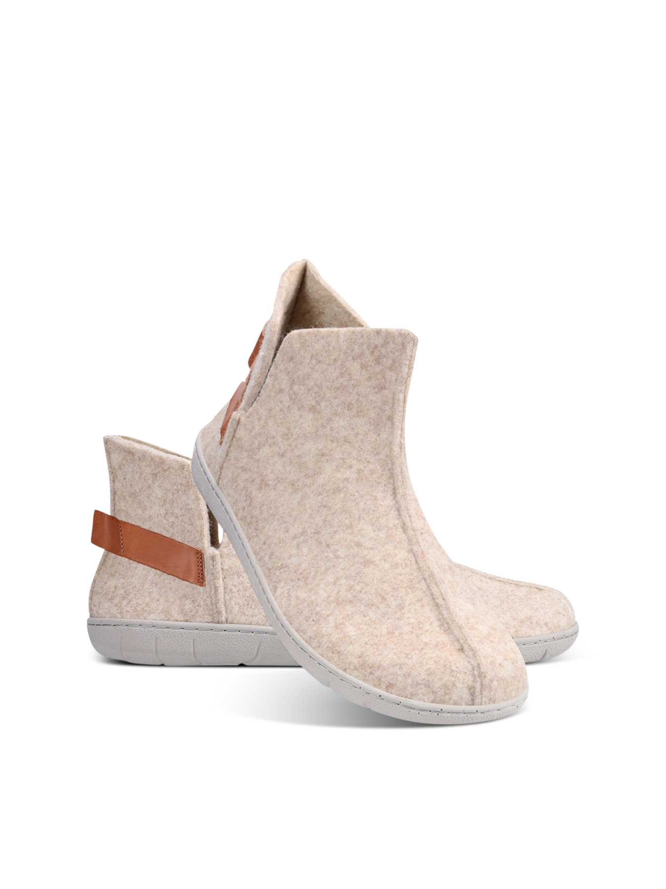 Barefoot slippers Be Lenka Chillax - Ankle-cut - Beige