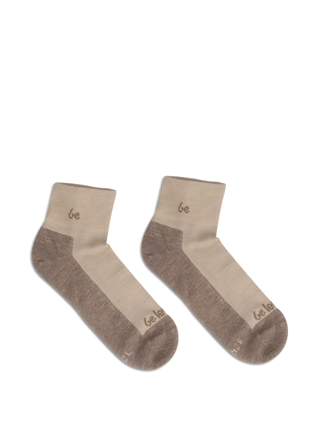Calcetines descalzos Be Lenka - Crew - Lana merino - Beige