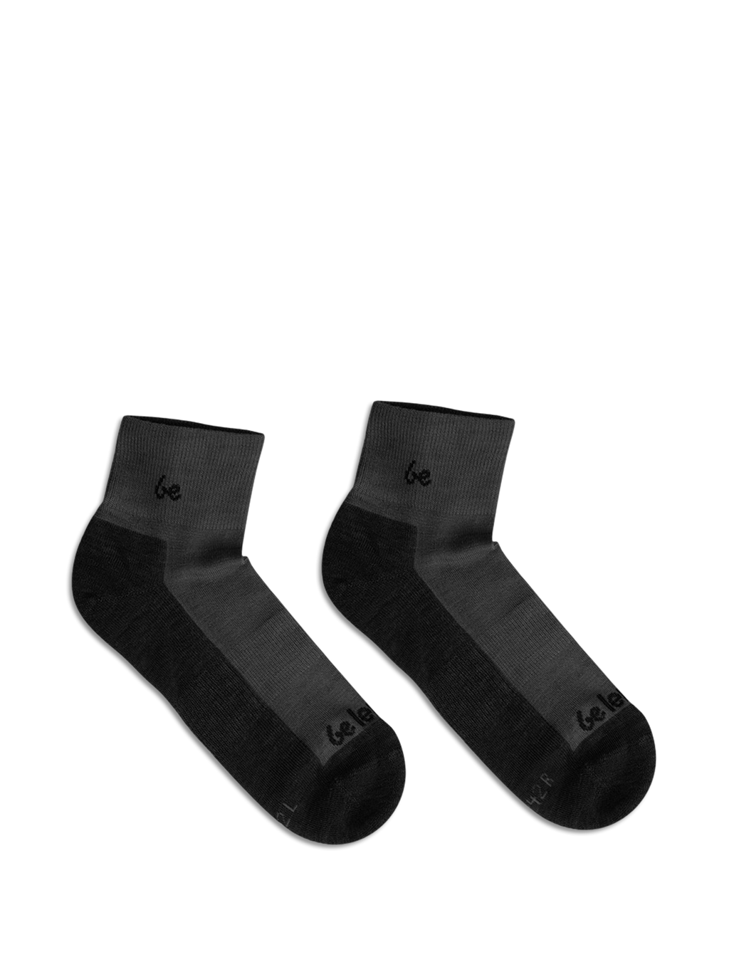 Calcetines descalzos Be Lenka - Crew - Lana merino - Gris