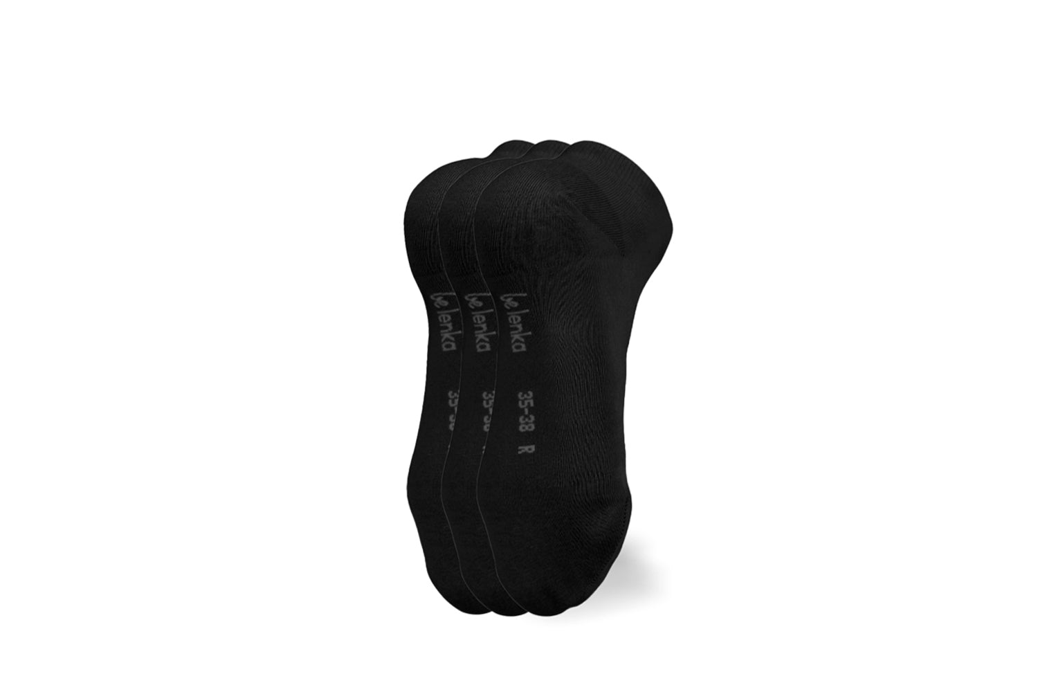 Barefoot Socks - Low-cut - Essentials - Black - 3 pack